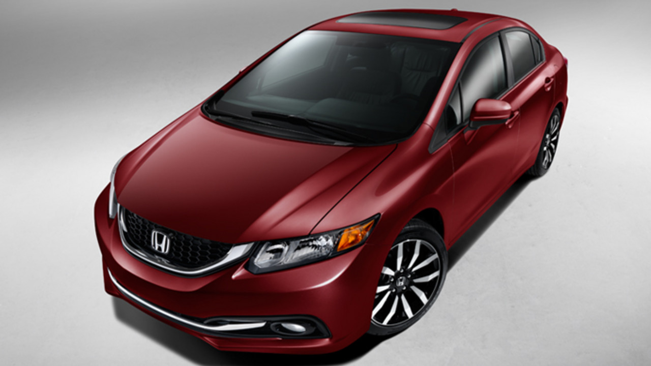 Honda Civic 2014 crvena