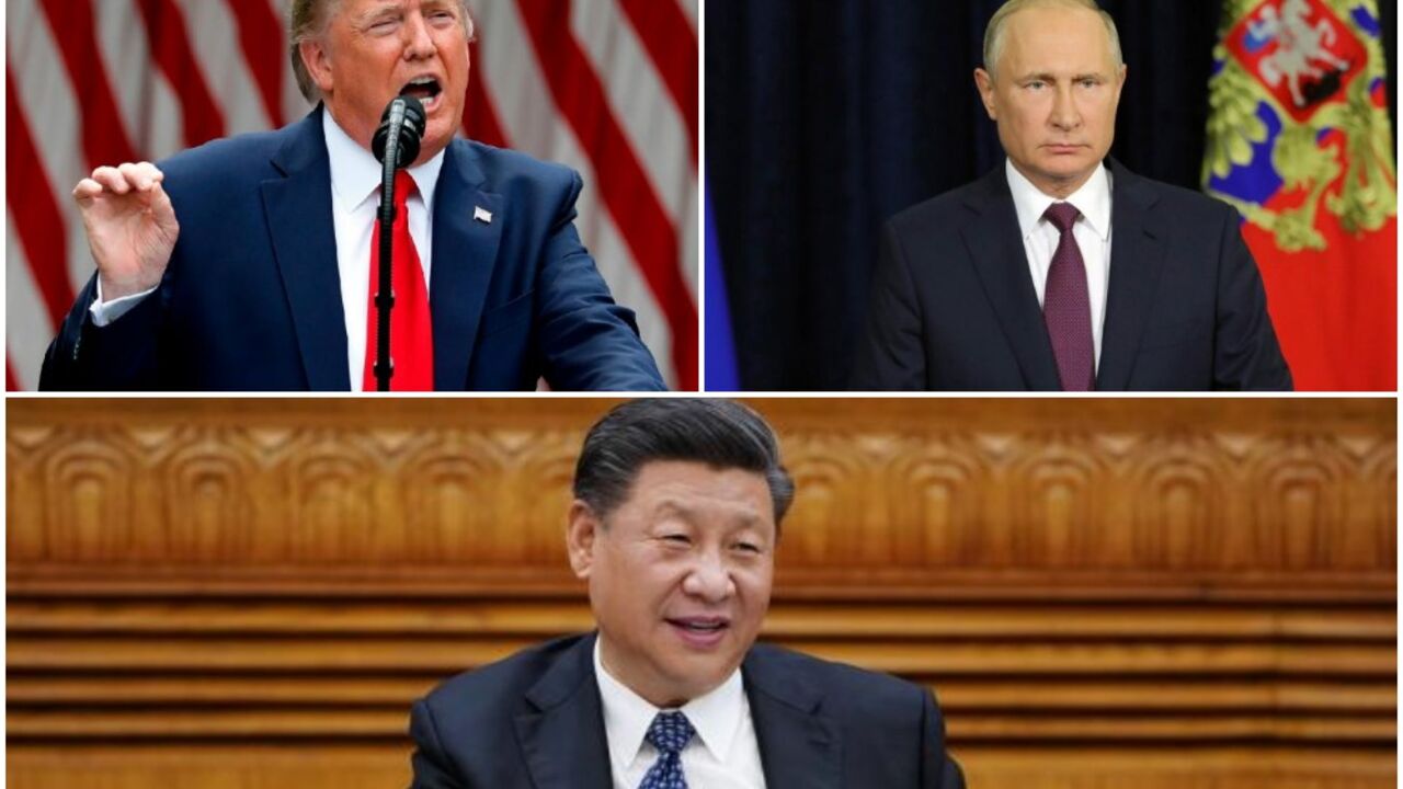 Tramp, Putin, Đinping