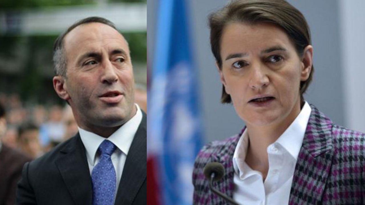 Ramuš Haradinaj i Ana Brnabić