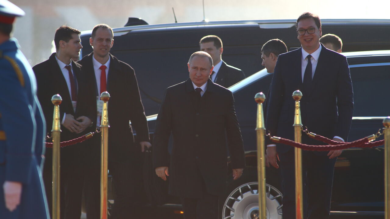 Aleksandar Vučić i Vladimir Putin