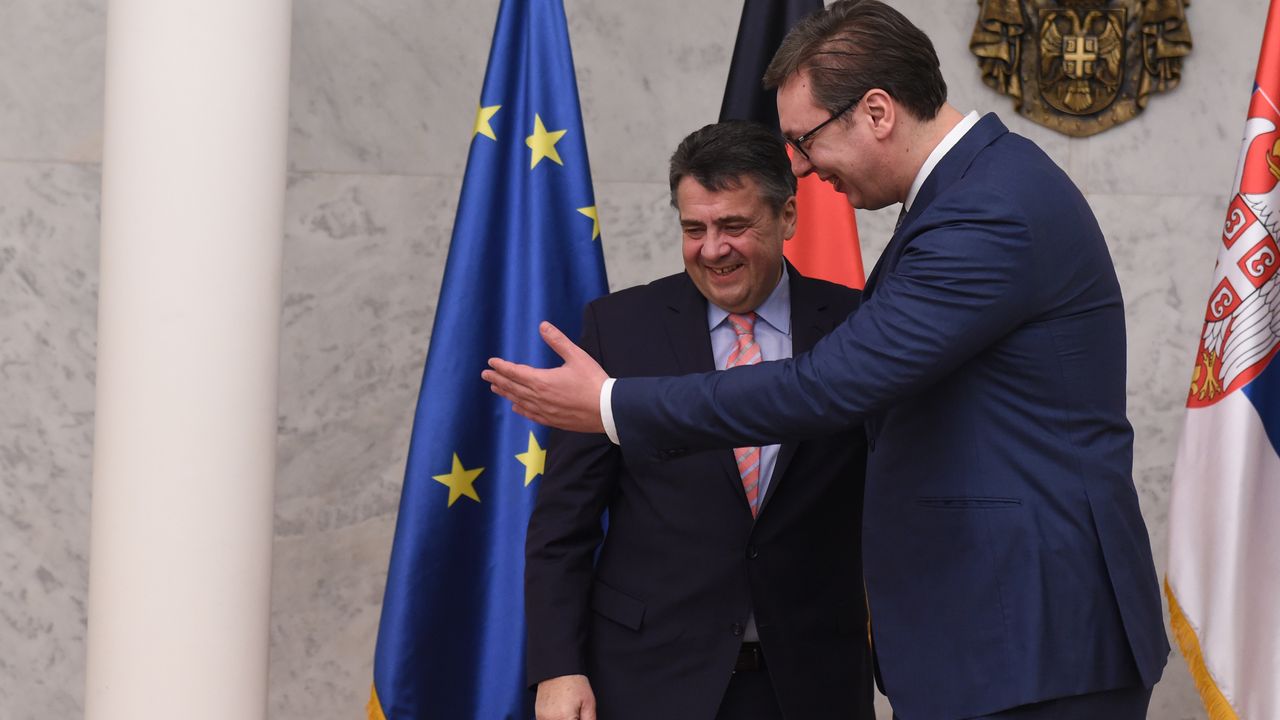 Aleksandar Vučić i Gabriel Zigman
