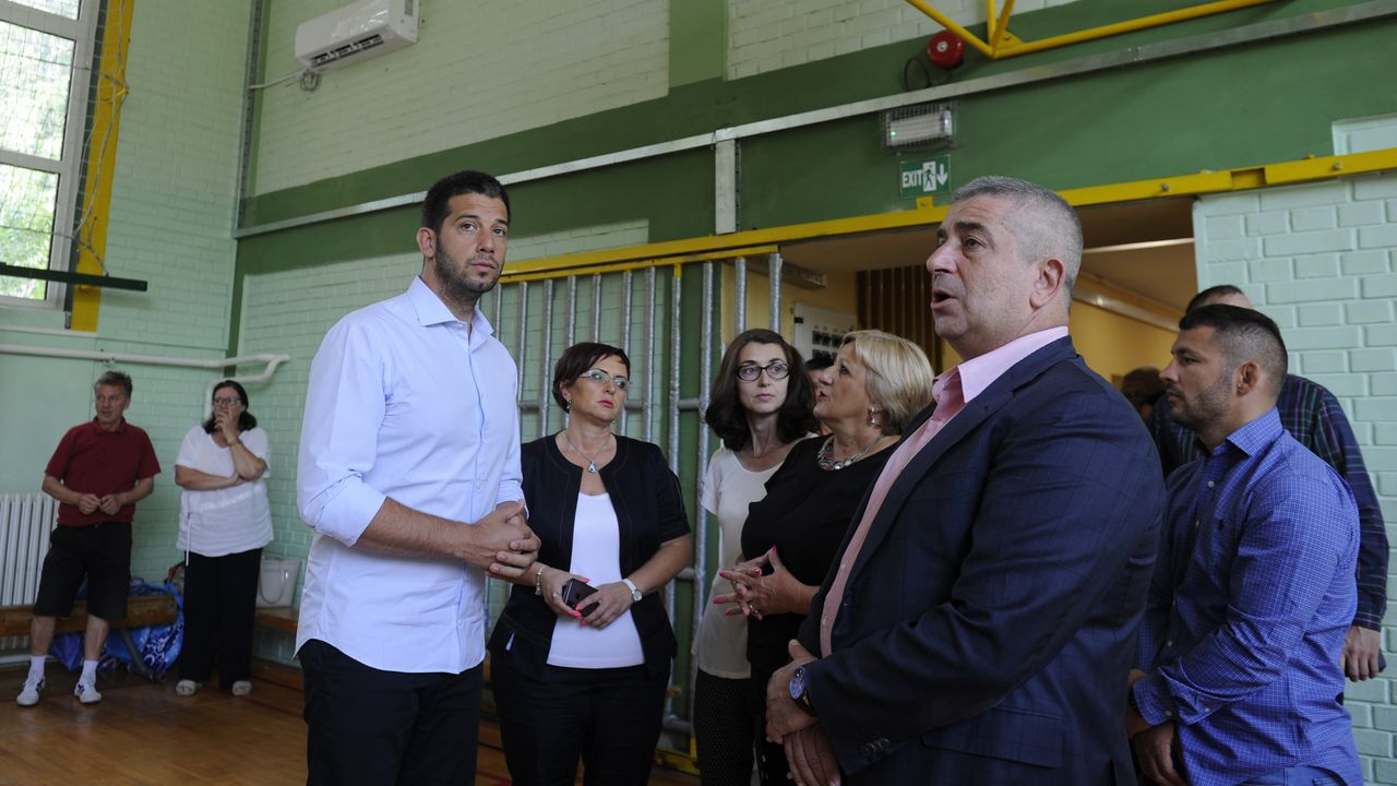 Vanja Udovičić sa gradonačelnikom Subotice Bogdanom Labanom 